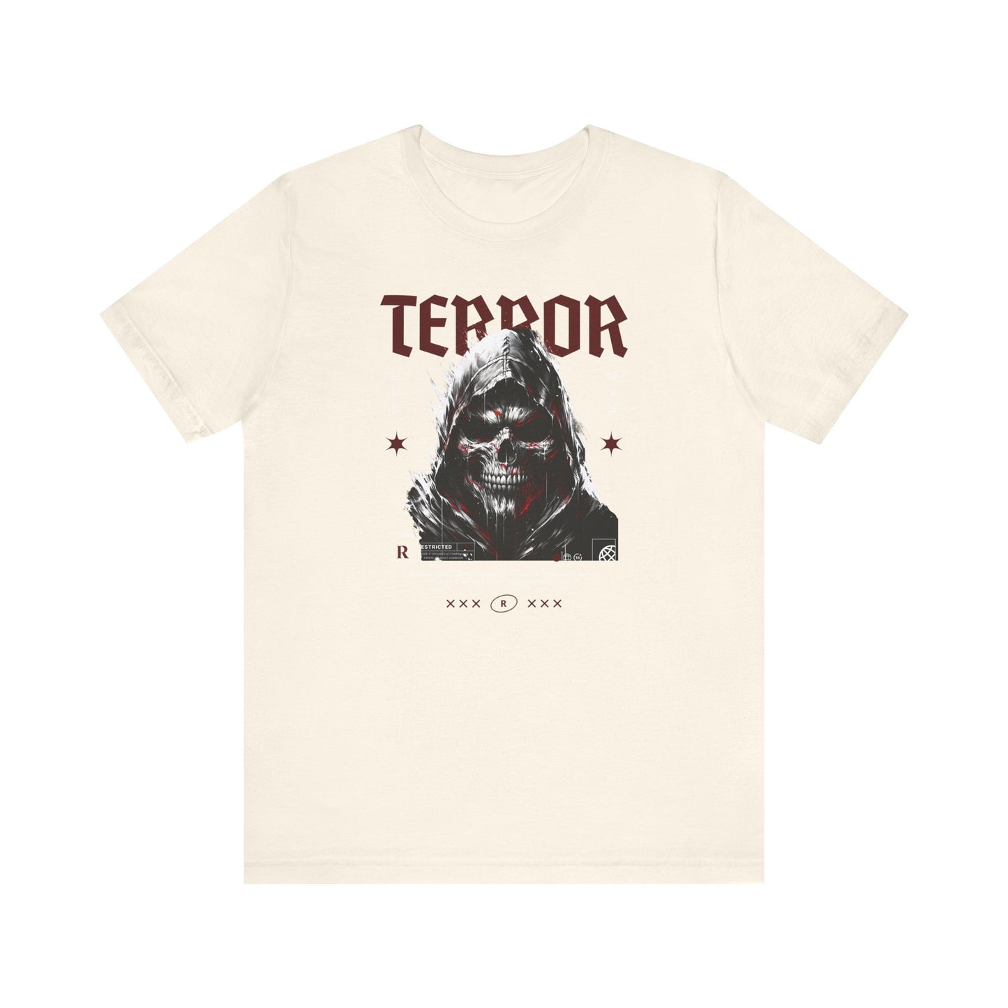 Terror, Camiseta de manga corta