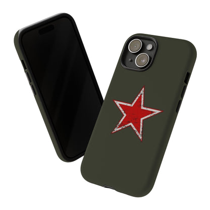 Red star, estuche para celular