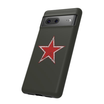 Red star, estuche para celular