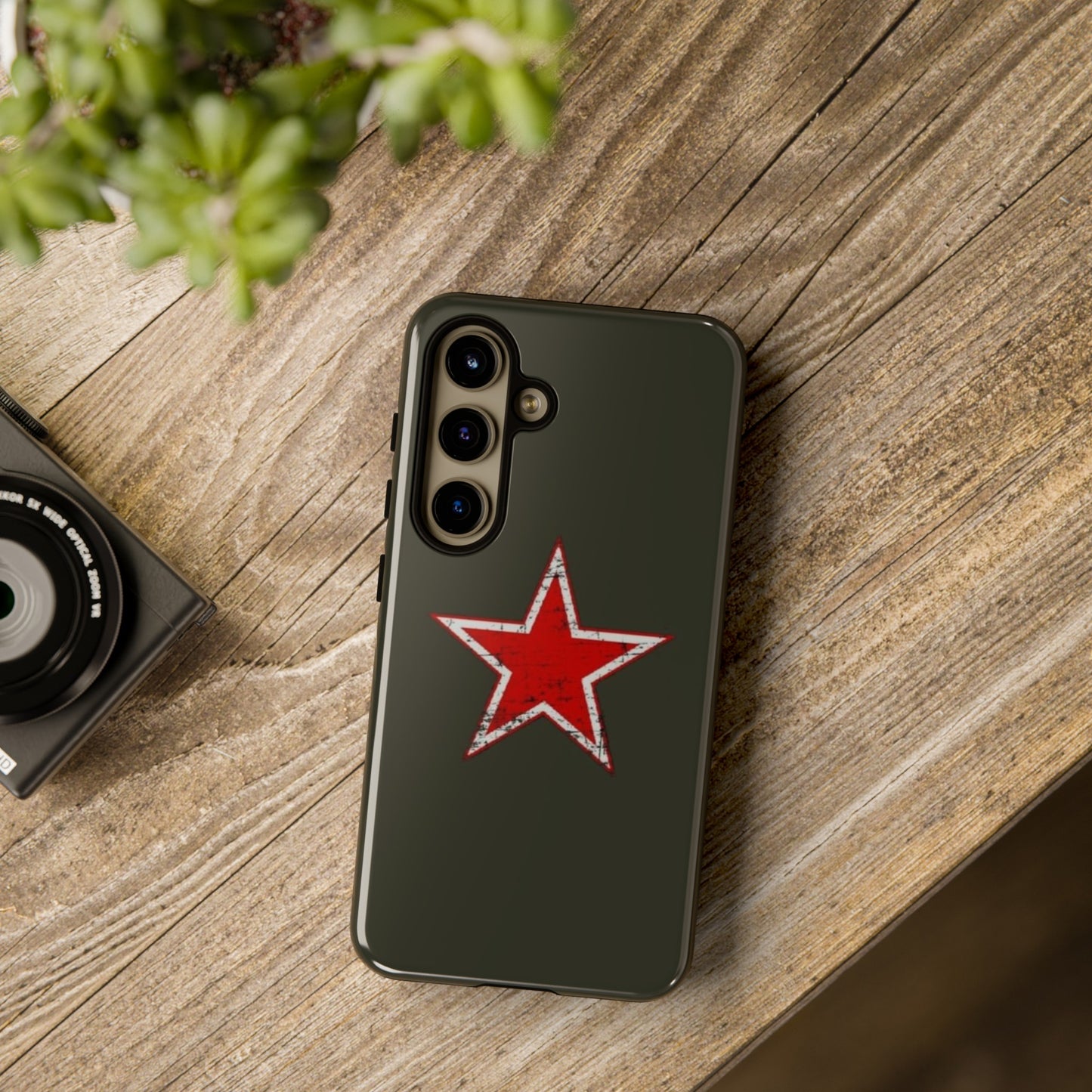 Red star, estuche para celular