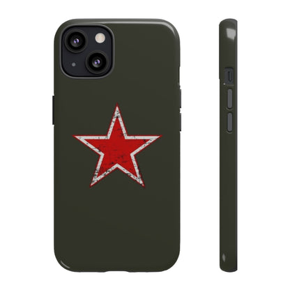 Red star, estuche para celular