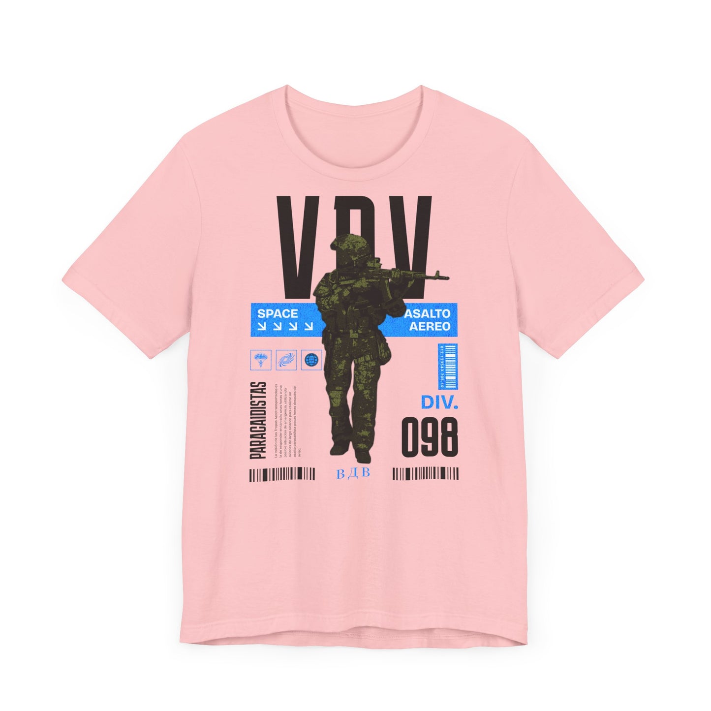 VDV 98th, Camiseta de manga corta de punto unisex