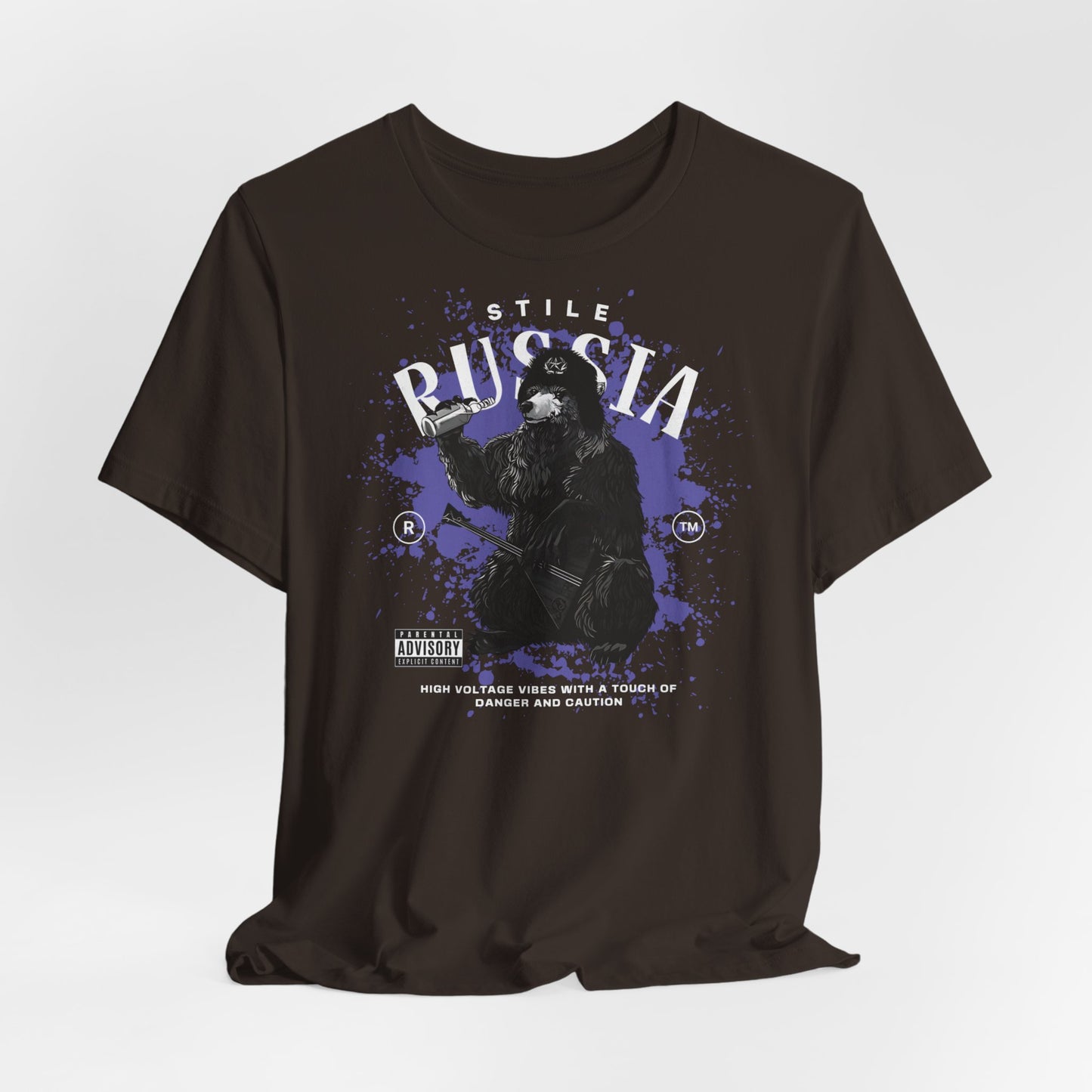 Russia stile, Camiseta de manga corta de punto unisex