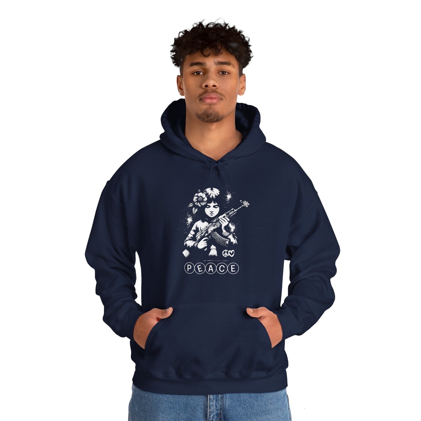 Peace, Sudadera con capucha unisex Heavy Blend™