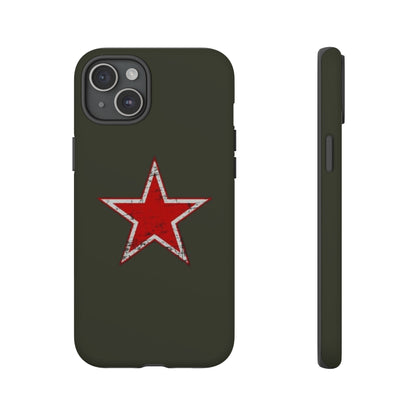 Red star, estuche para celular