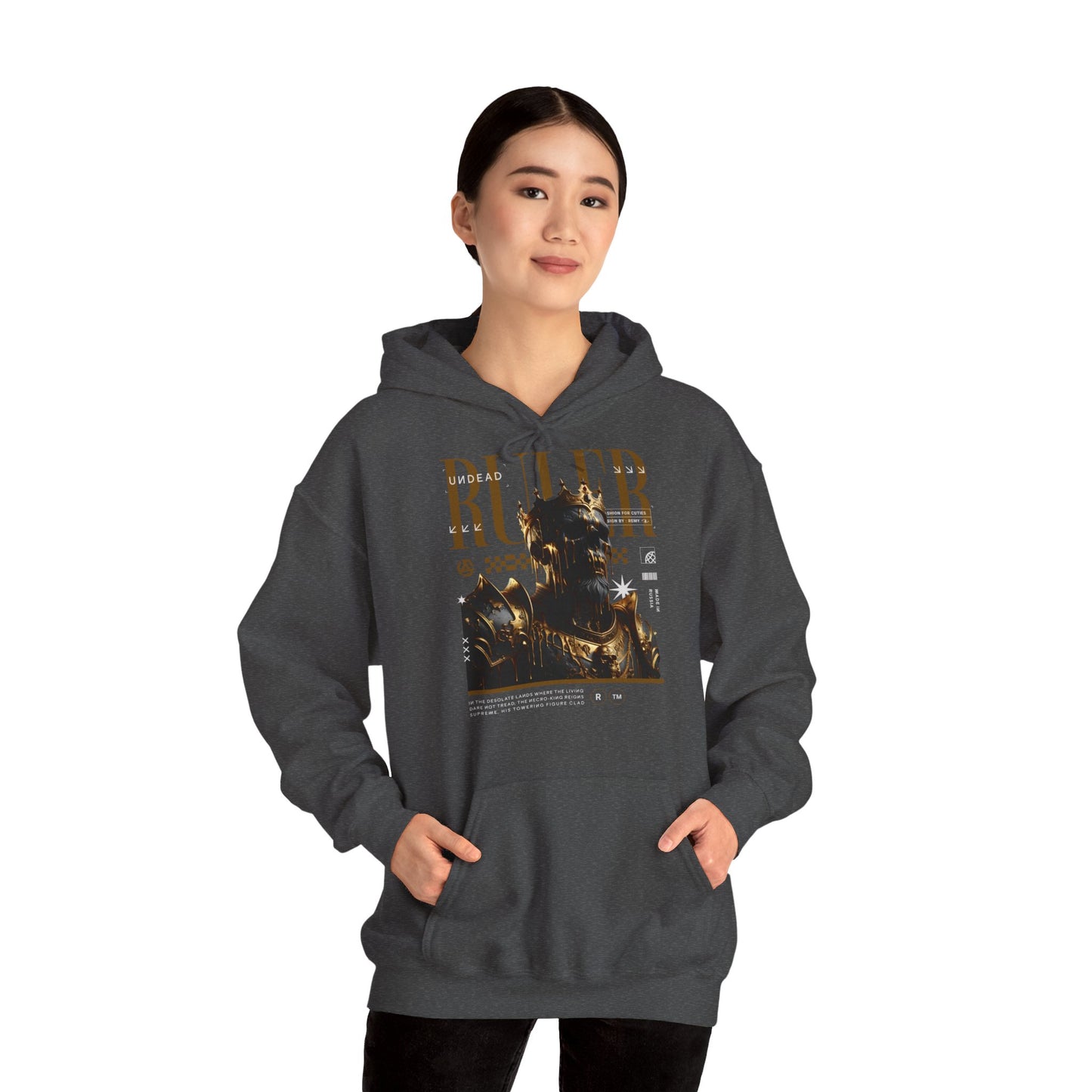 Undead Rule, Sudadera unisex con capucha Heavy Blend™