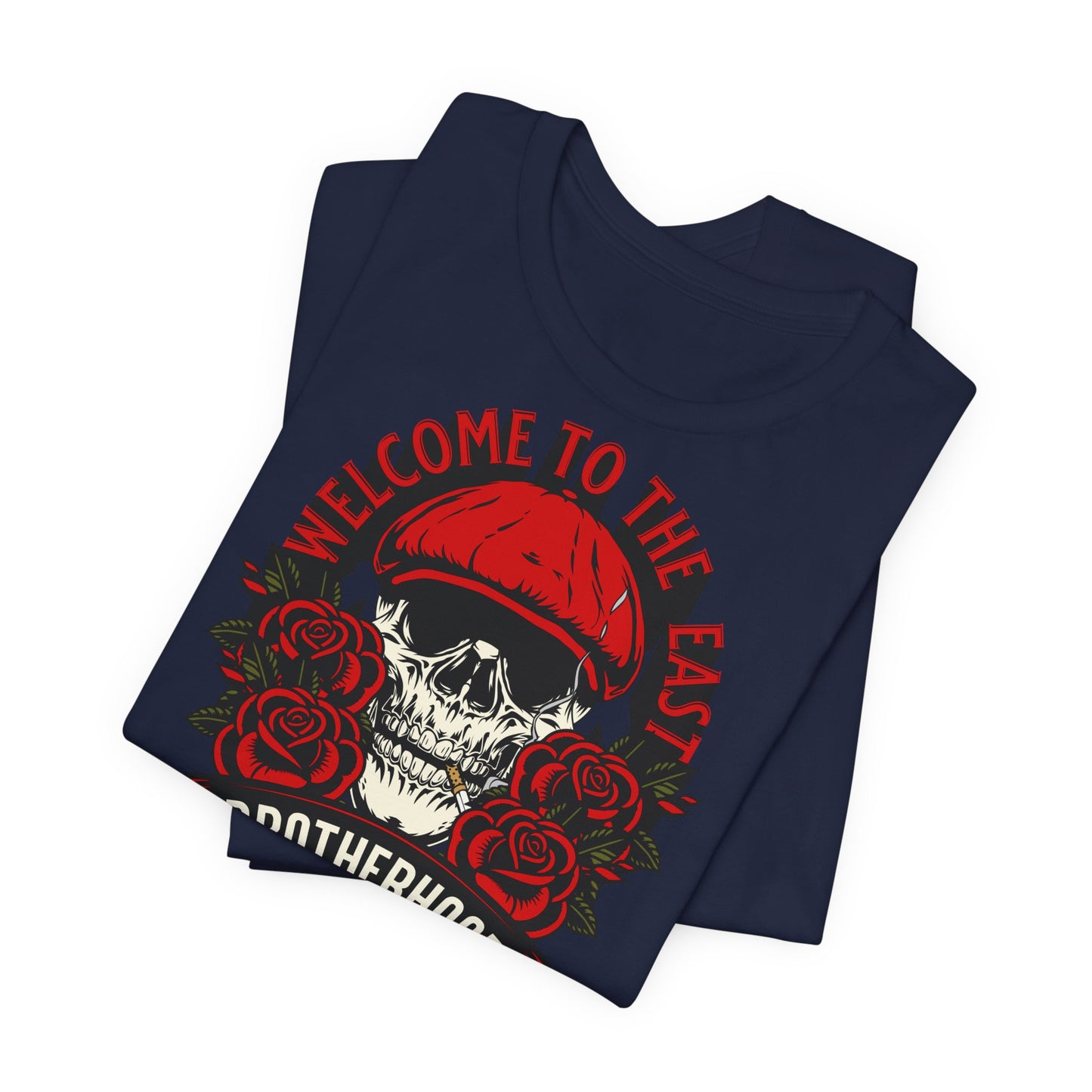 Welcome to the east, Camiseta de manga corta de punto unisex