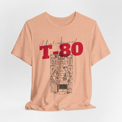 T-80, Camiseta de manga corta de punto unisex