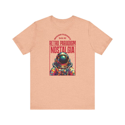 Retro Space, Camiseta de manga corta unisex de jersey