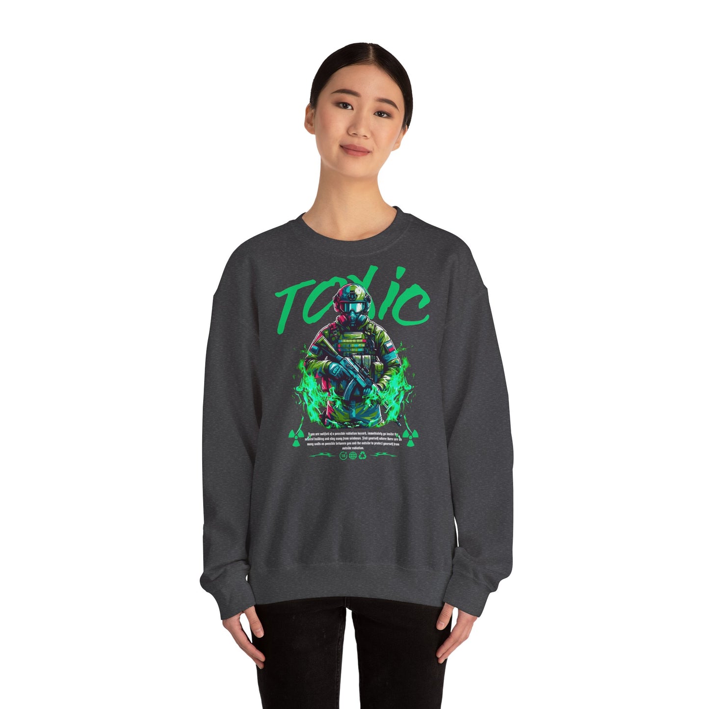 Toxic End, sudadera unisex con cuello redondo