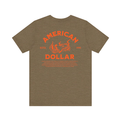 Dollar Burn, Camiseta de manga corta unisex de jersey