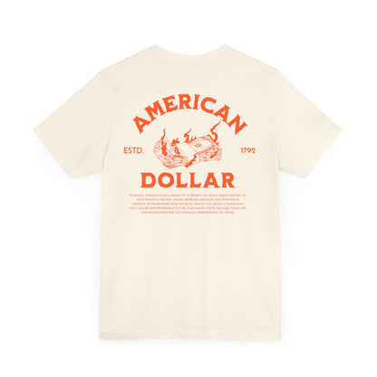 Dollar Burn, Camiseta de manga corta unisex de jersey