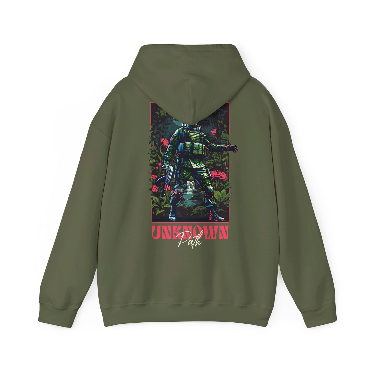 Unknown Path, Sudadera unisex con capucha Heavy Blend™