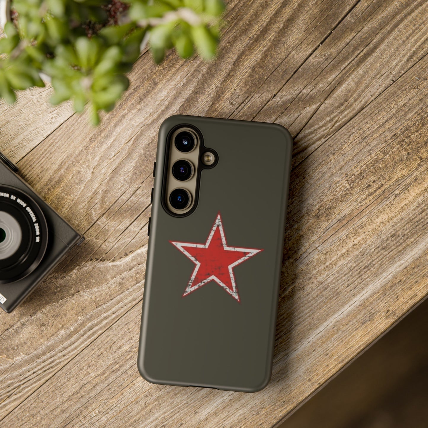 Red star, estuche para celular