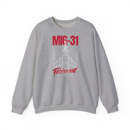 MIG-31, Sudadera unisex con cuello redondo Heavy Blend™