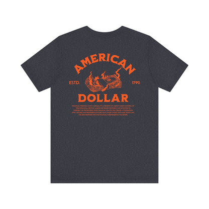 Dollar Burn, Camiseta de manga corta unisex de jersey