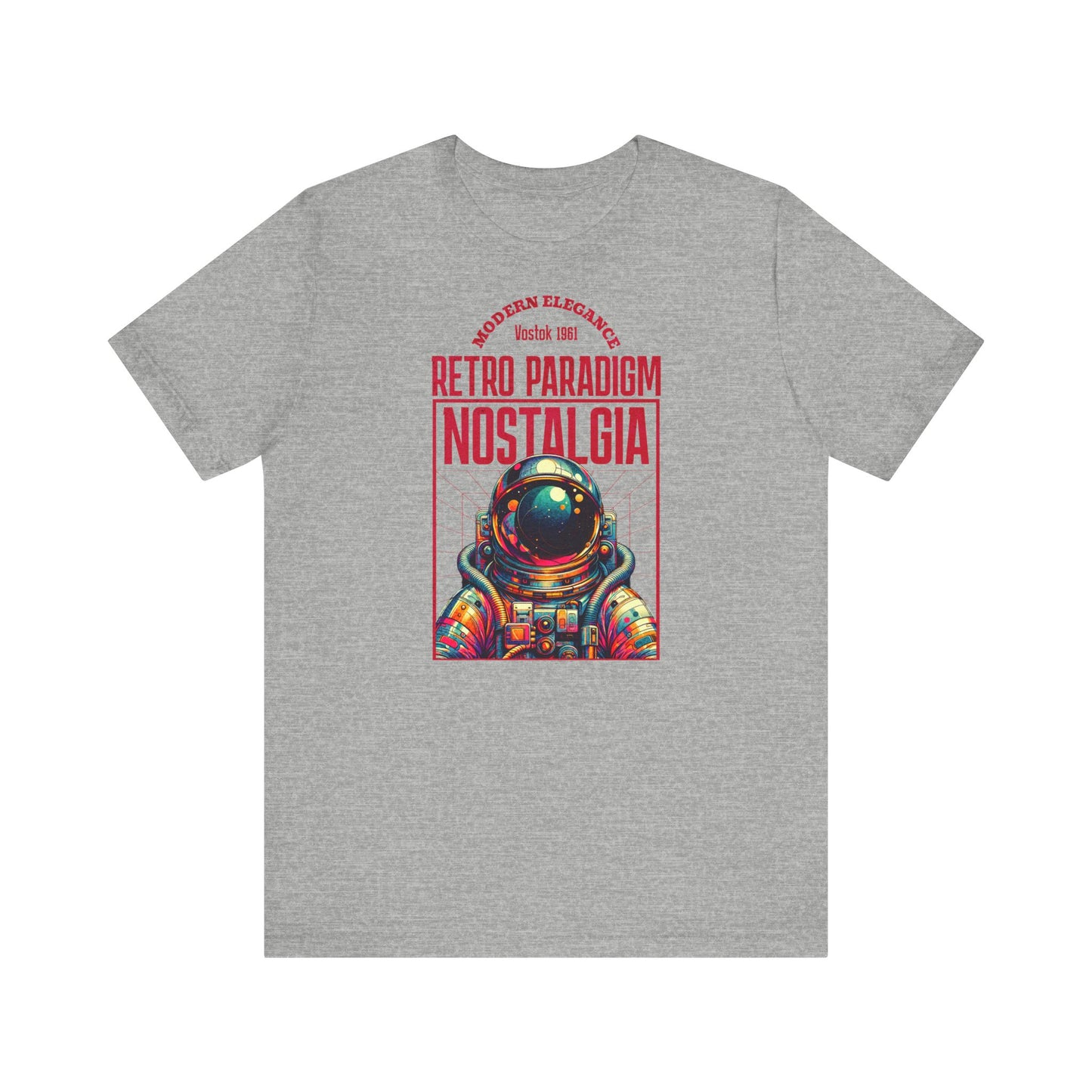 Retro Space, Camiseta de manga corta unisex de jersey