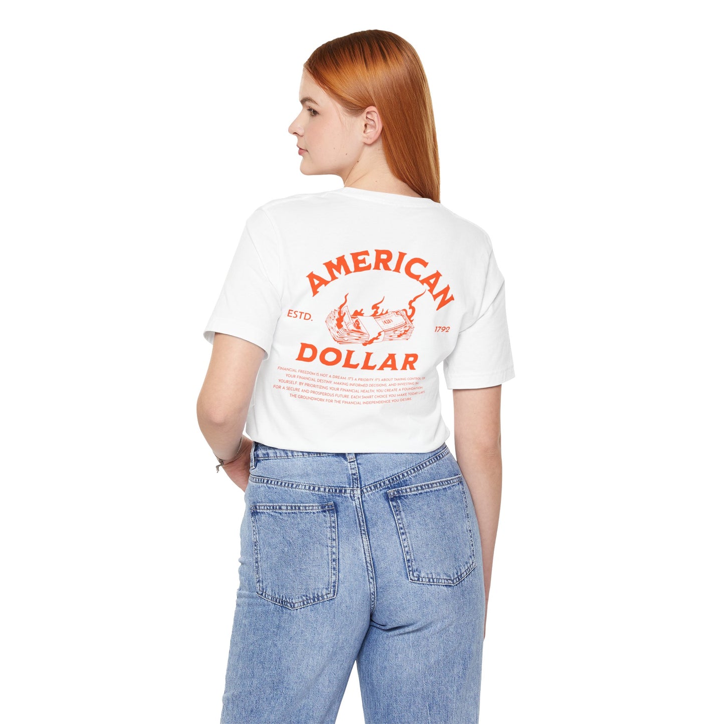 Dollar Burn, Camiseta de manga corta unisex de jersey