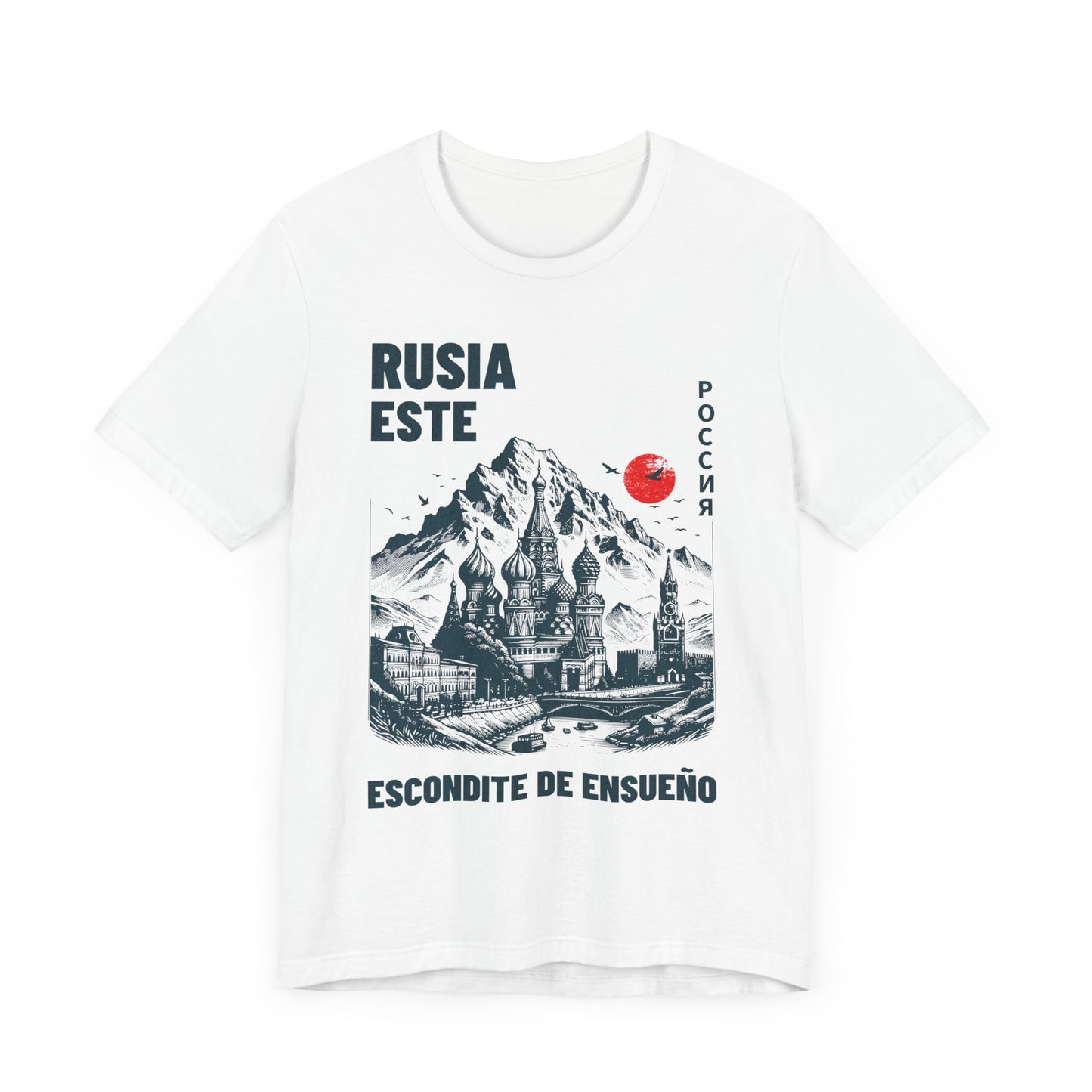 Rusia en el este, Camiseta de manga corta de punto unisex