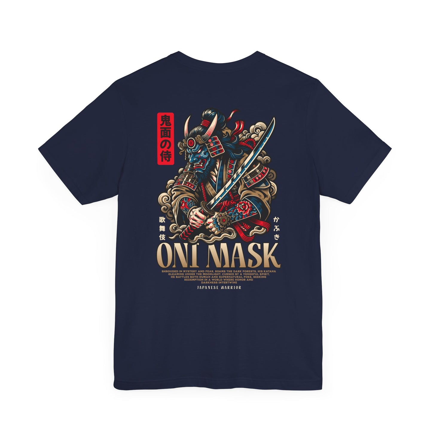 Oni Mask, Camiseta de manga corta unisex de jersey