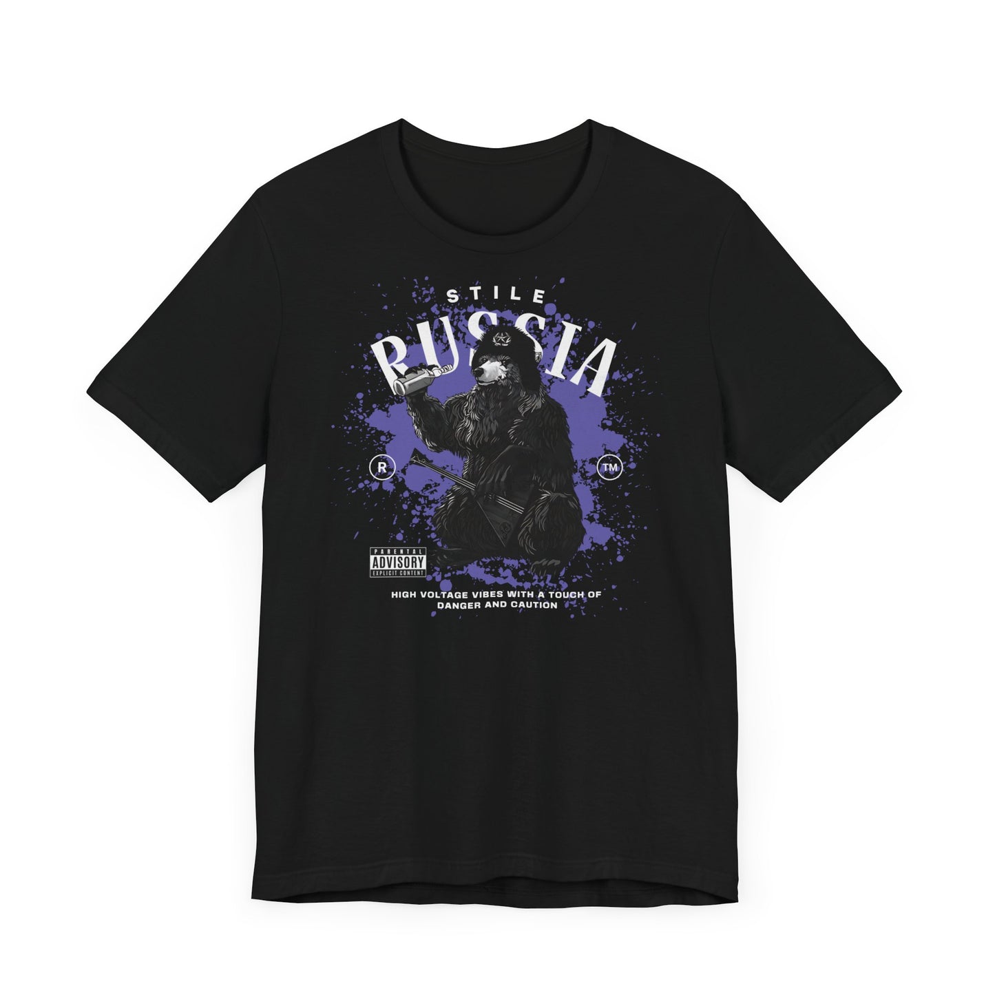 Russia stile, Camiseta de manga corta de punto unisex