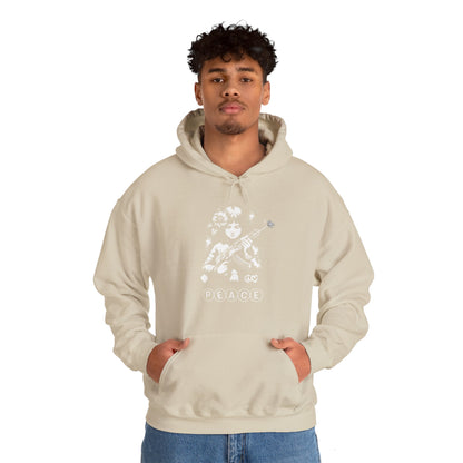 Peace, Sudadera con capucha unisex Heavy Blend™