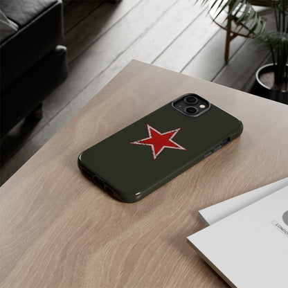 Red star, estuche para celular