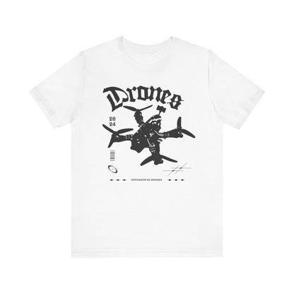 Operador de drones FPV, Camiseta de manga corta de punto unisex