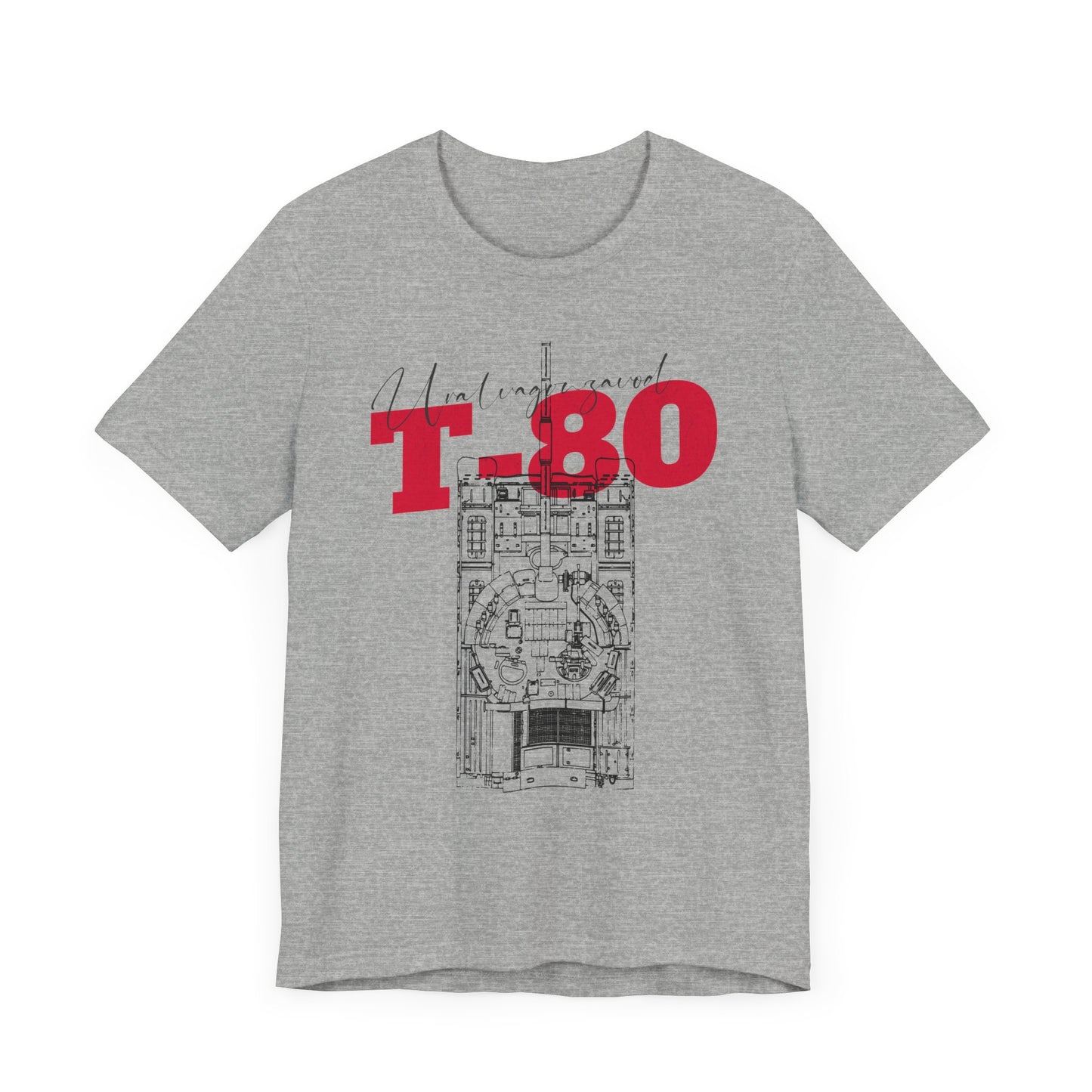 T-80, Camiseta de manga corta de punto unisex