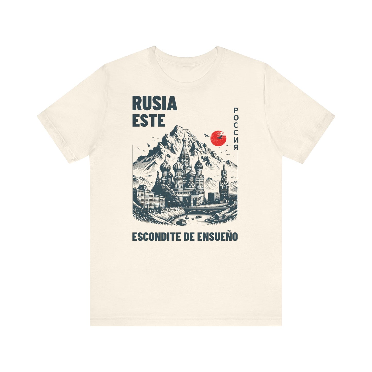 Rusia en el este, Camiseta de manga corta de punto unisex