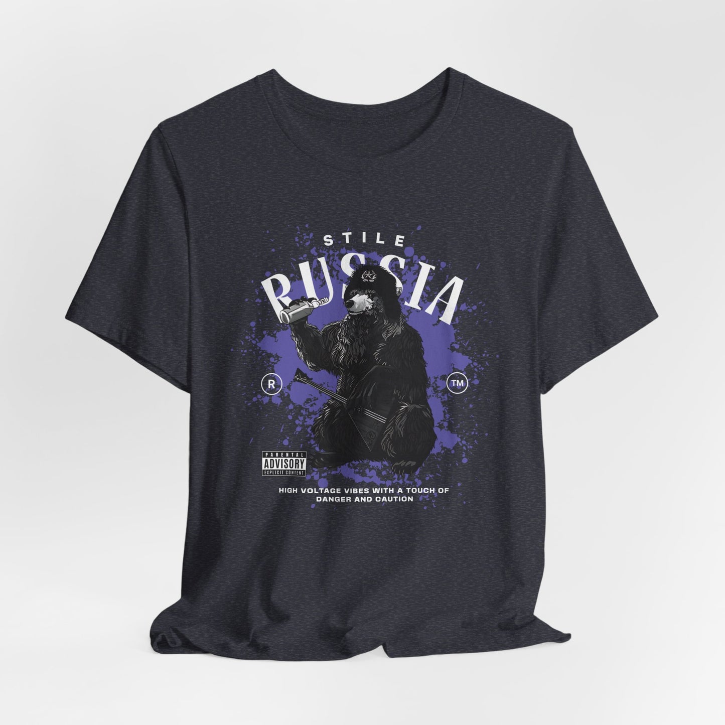 Russia stile, Camiseta de manga corta de punto unisex