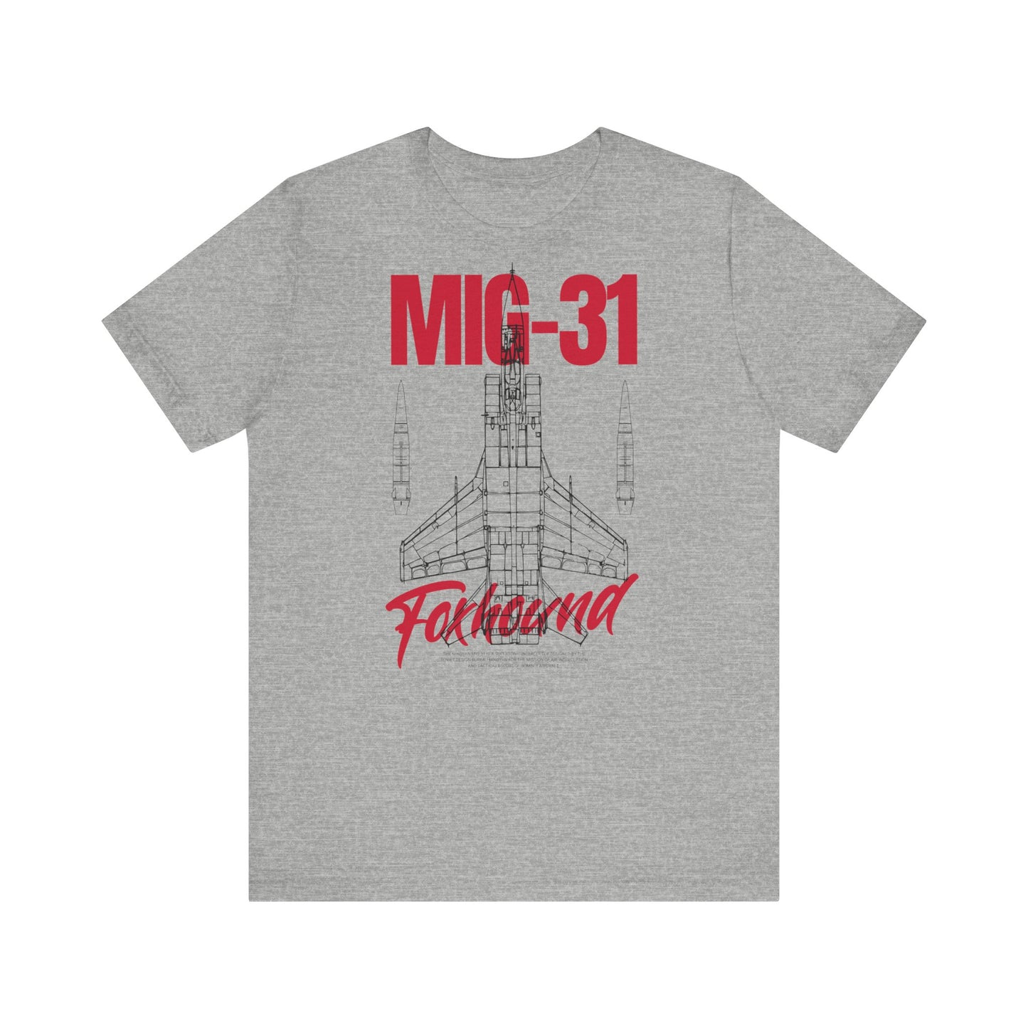 MIG-31, Camiseta de manga corta unisex de jersey