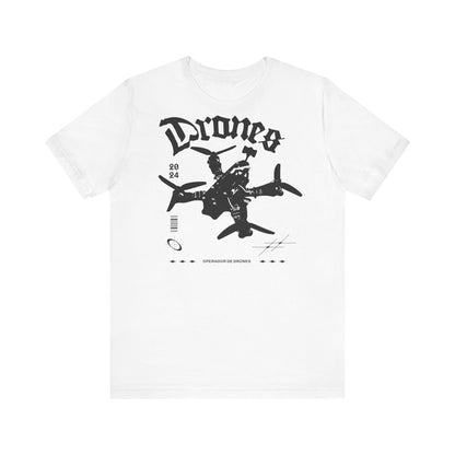 Operador de drones FPV, Camiseta de manga corta de punto unisex