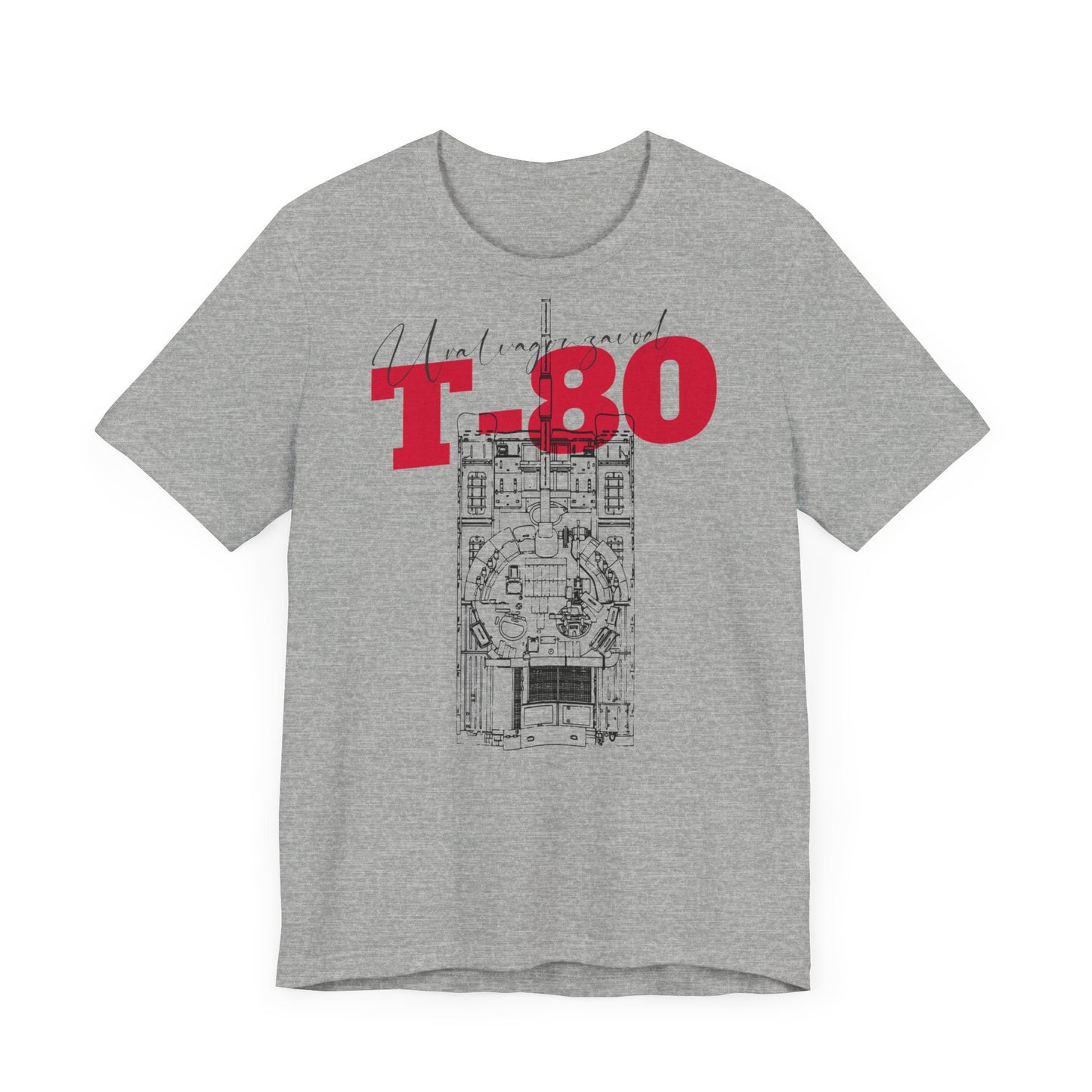 T-80, Camiseta de manga corta de punto unisex