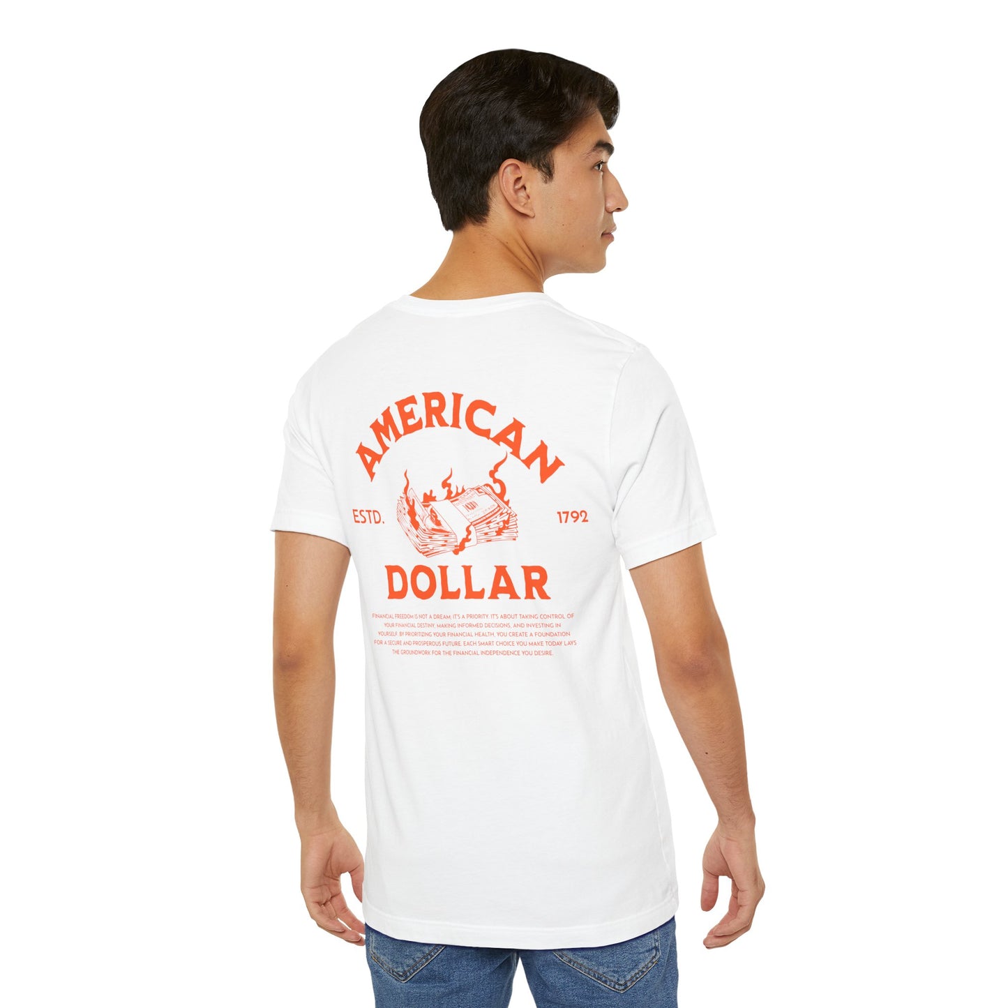 Dollar Burn, Camiseta de manga corta unisex de jersey