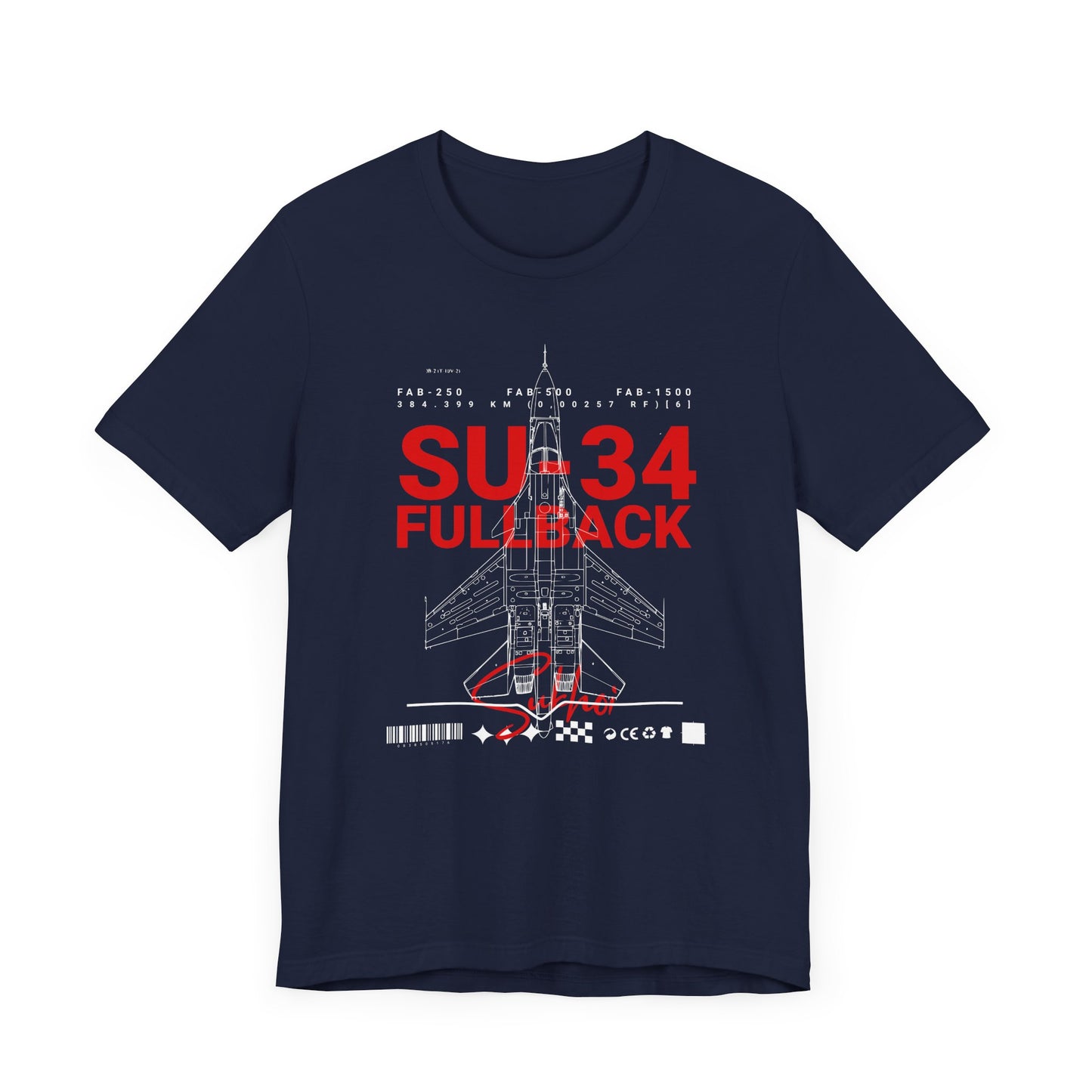 SU-34, Camisetas de fútbol unisex con pantalones cortos