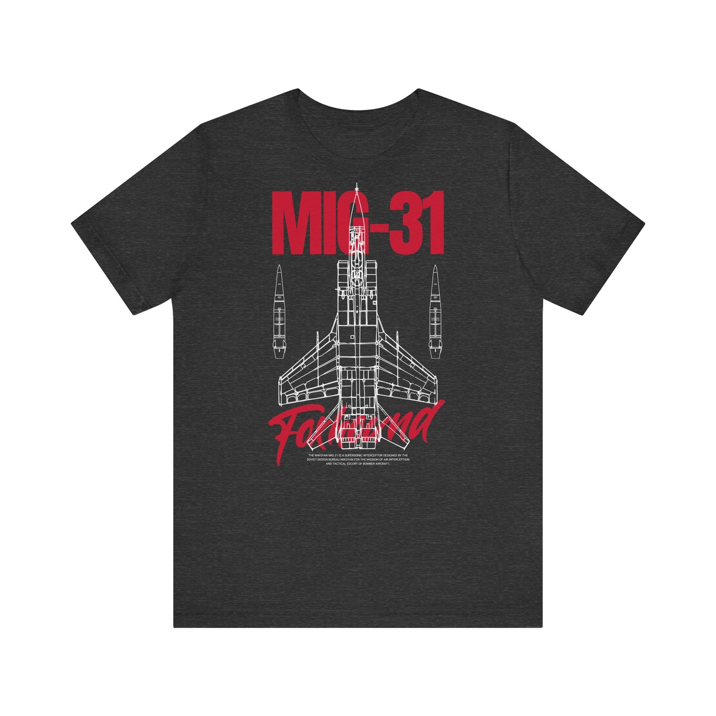 MIG-31, Camiseta de manga corta unisex de jersey