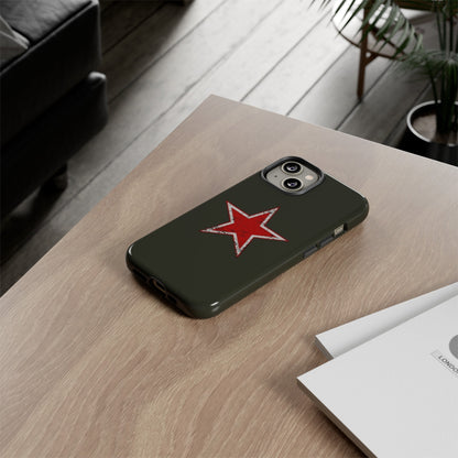 Red star, estuche para celular