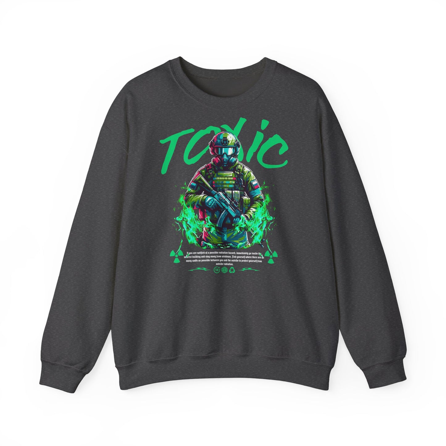 Toxic End, sudadera unisex con cuello redondo