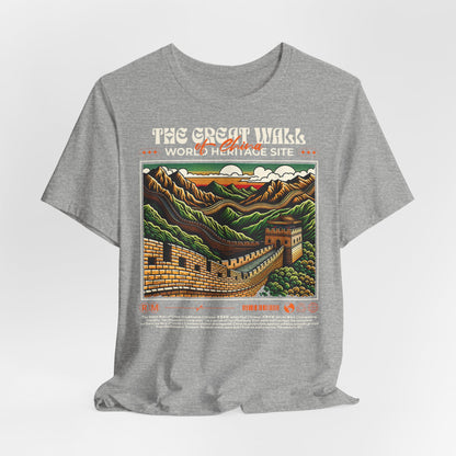 Muralla china, Camiseta de manga corta unisex de jersey