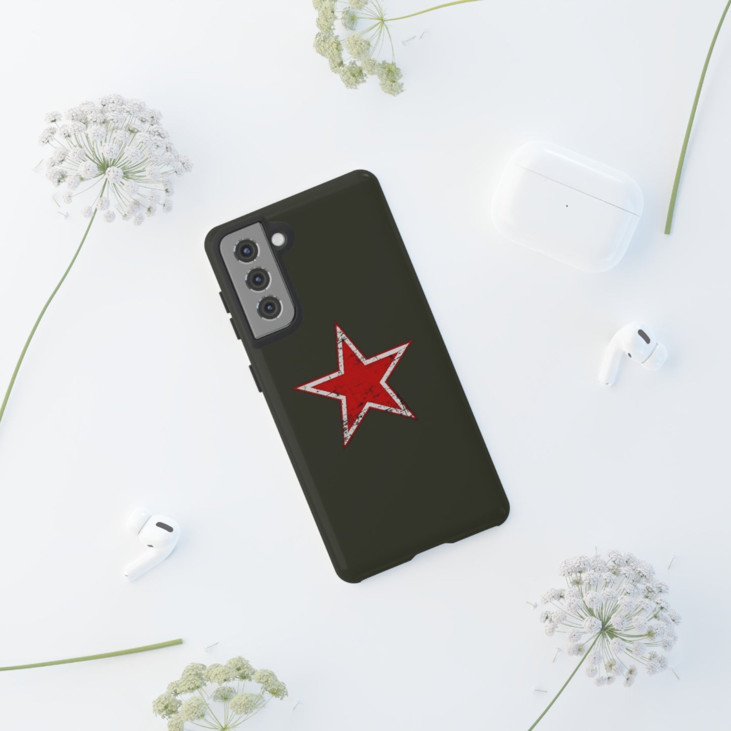 Red star, estuche para celular