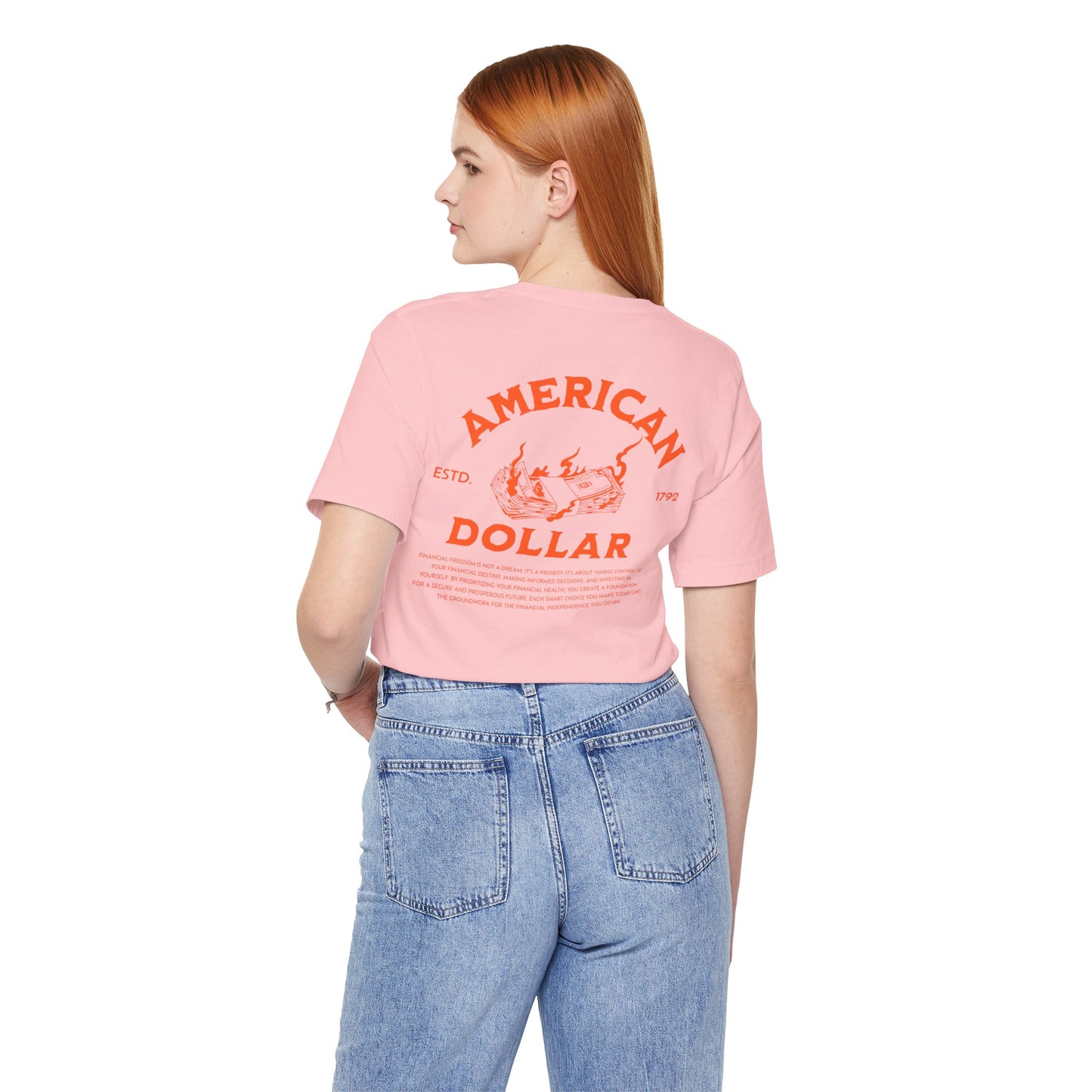 Dollar Burn, Camiseta de manga corta unisex de jersey