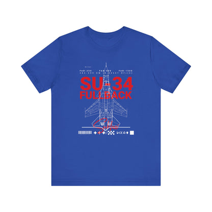 SU-34, Camisetas de fútbol unisex con pantalones cortos