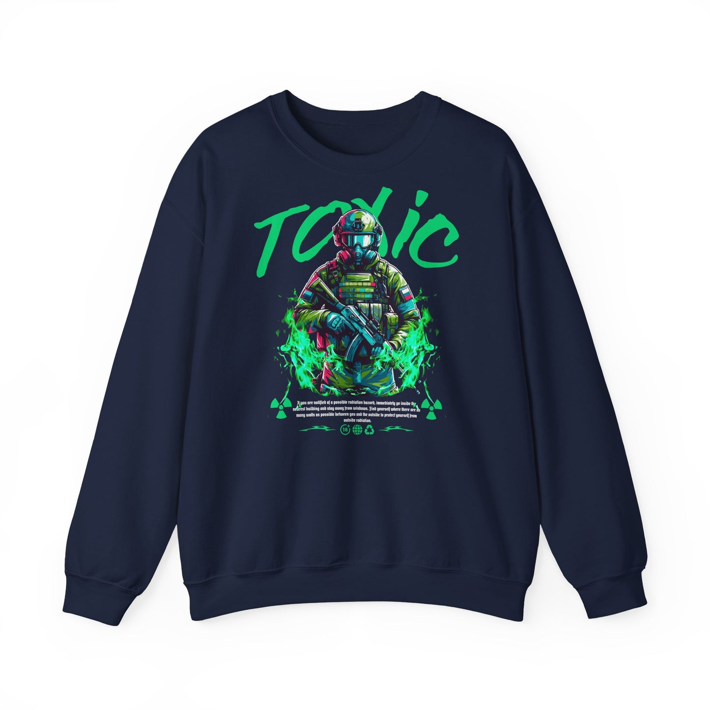 Toxic End, sudadera unisex con cuello redondo