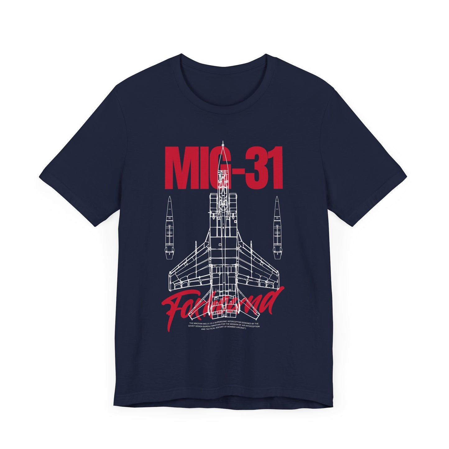 MIG-31, Camiseta de manga corta unisex de jersey