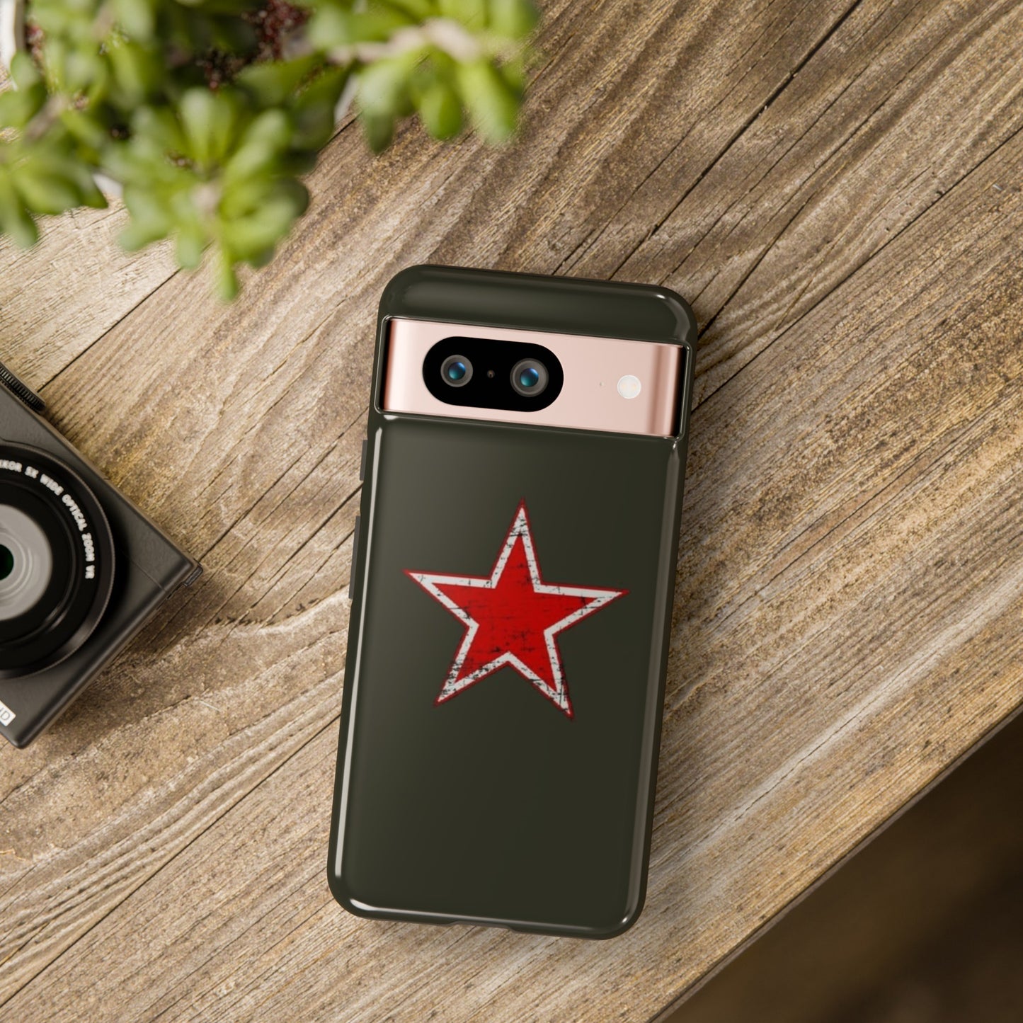 Red star, estuche para celular