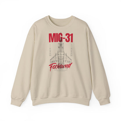 MIG-31, Sudadera unisex con cuello redondo Heavy Blend™