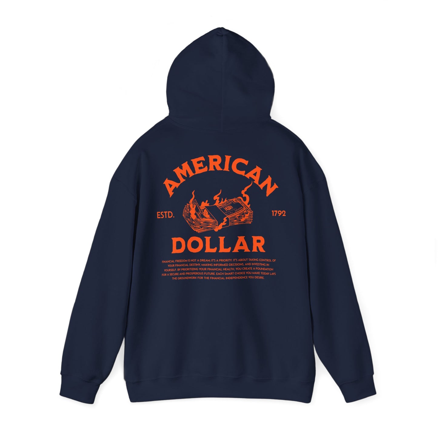 Dollar Burn, Sudadera unisex con capucha Heavy Blend™