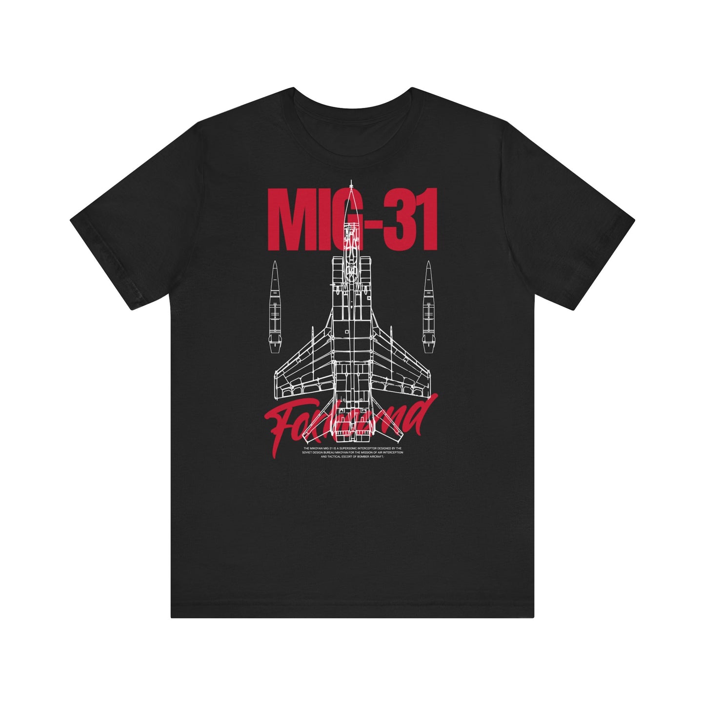 MIG-31, Camiseta de manga corta unisex de jersey