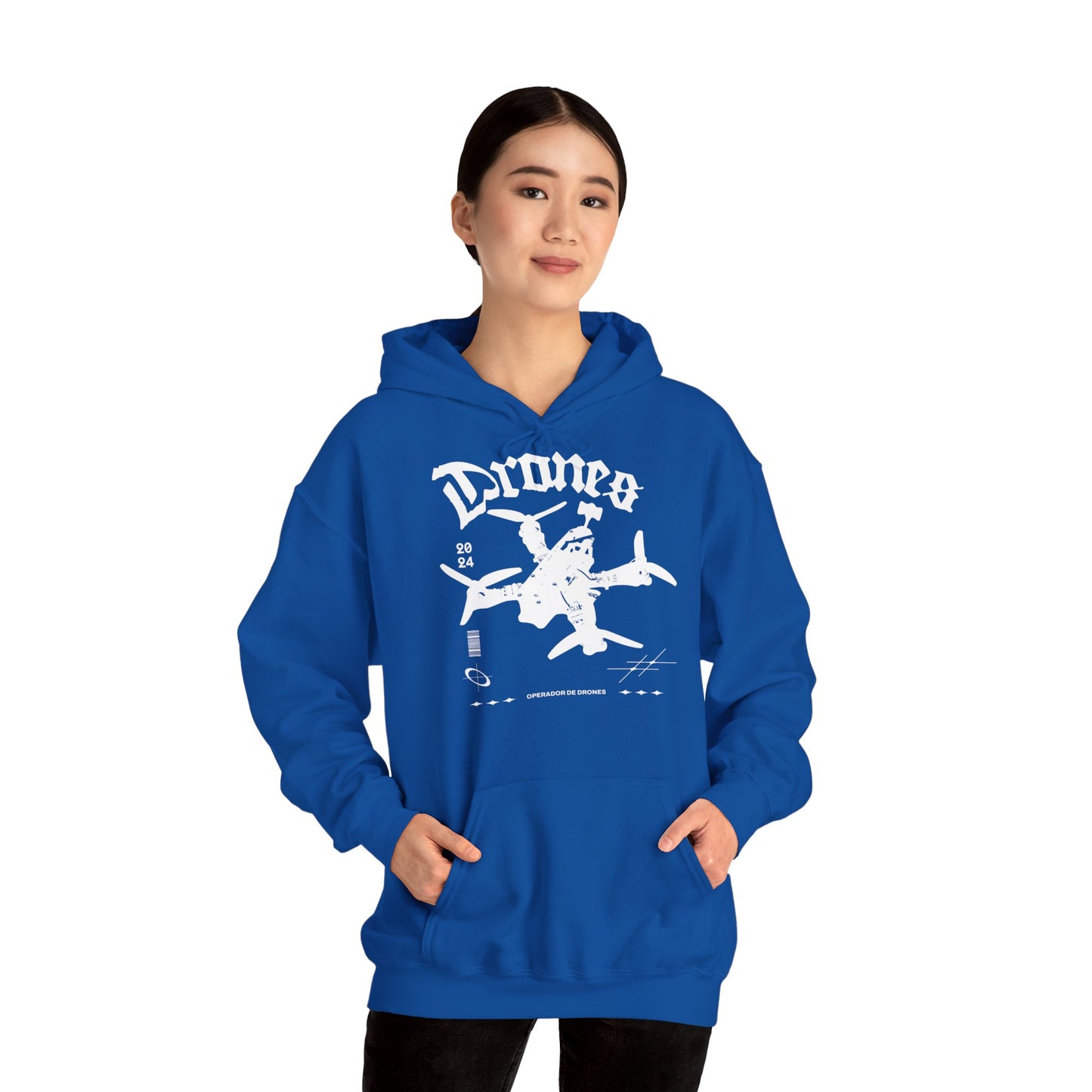 Operador de drones FPV, Sudadera con capucha unisex Heavy Blend™